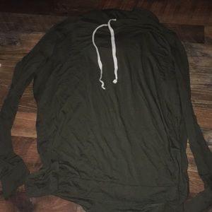 Olive green hoodie
